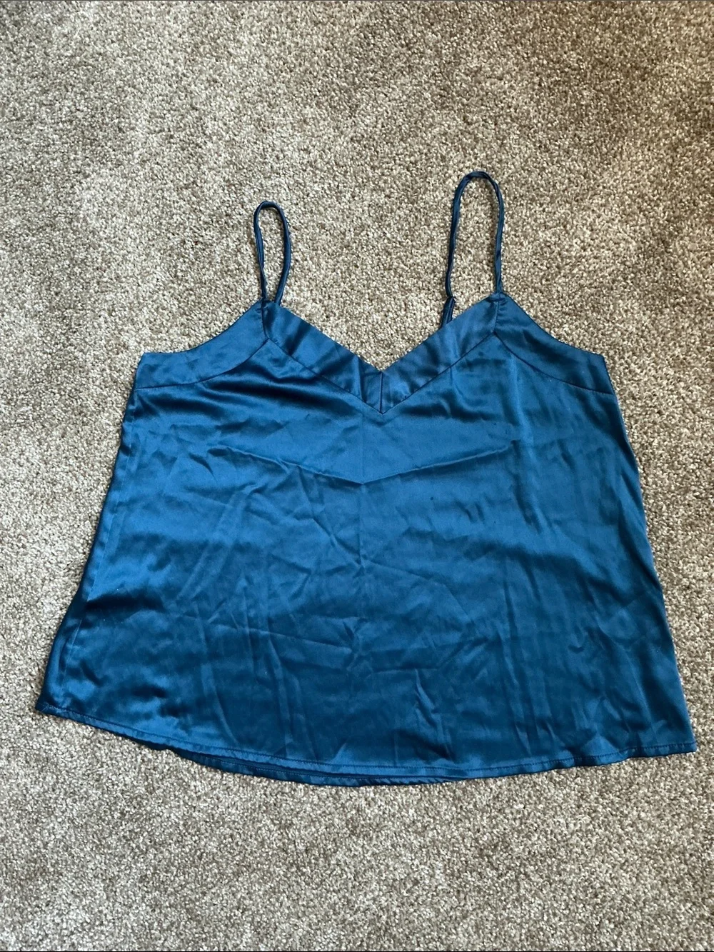 Stars Above Satin Cami & Shorts Sleep Set - Deep Blue xs